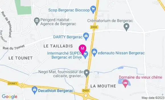 Localisation Intermarché Station
