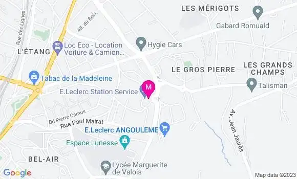 Localisation Station Leclerc