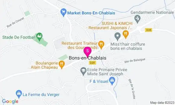 Localisation Carrefour Market