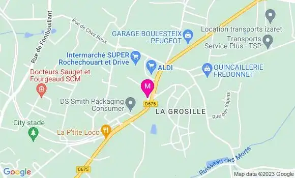 Localisation Intermarché Station