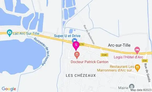 Localisation Super U