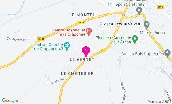 Localisation Garage Ribeyron