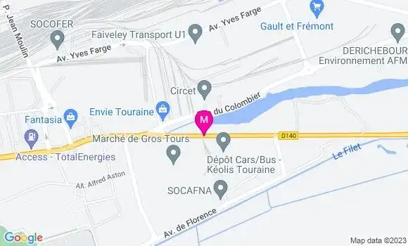 Localisation Carrefour