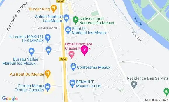 Localisation Carrefour Market