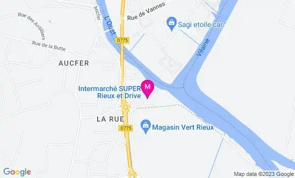 Localisation Intermarché Station