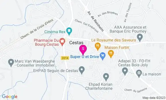 Localisation Super U
