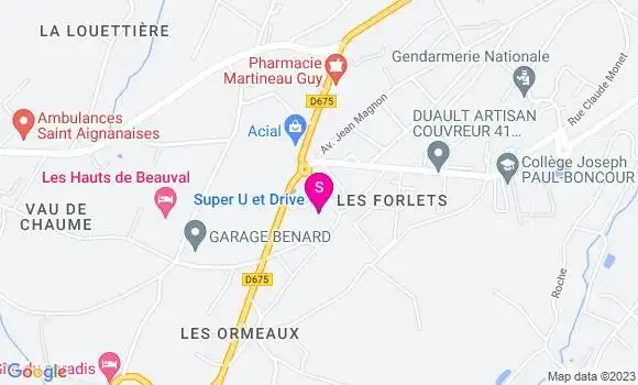 Localisation Super U