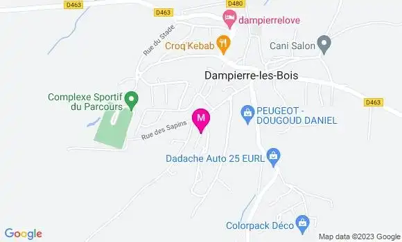 Localisation Intermarché Station