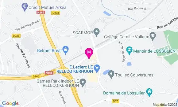 Localisation Station Leclerc