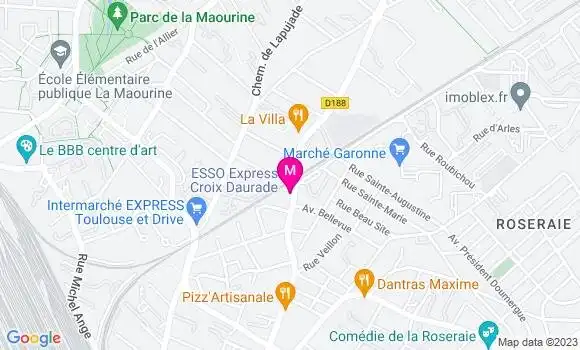 Localisation Esso Express