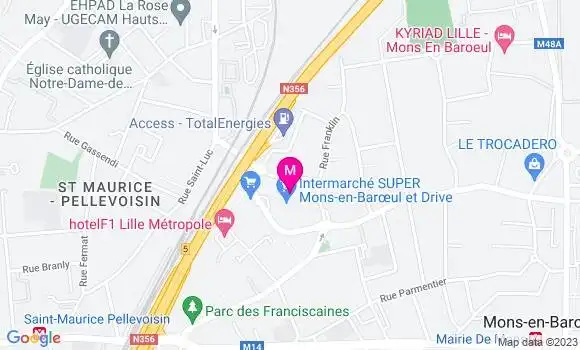 Localisation Intermarché Station