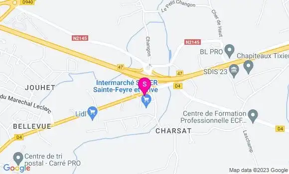 Localisation Intermarché Station