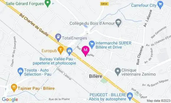 Localisation Intermarché Station