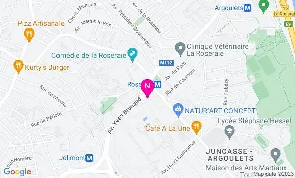 Localisation Esso Express