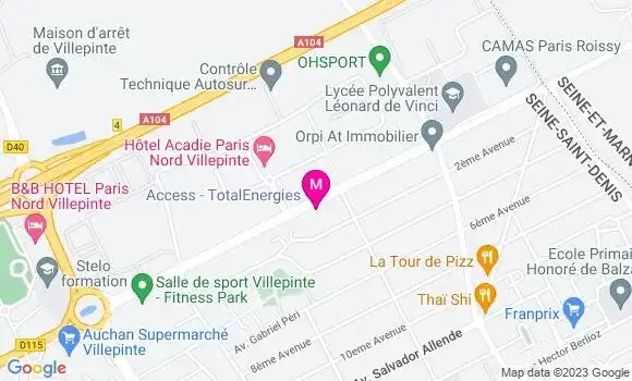 Localisation Access TotalEnergies