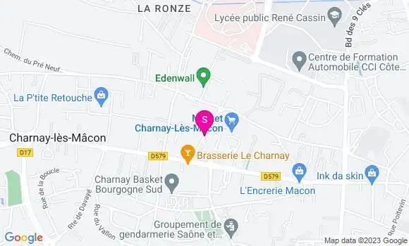 Localisation Carrefour Market