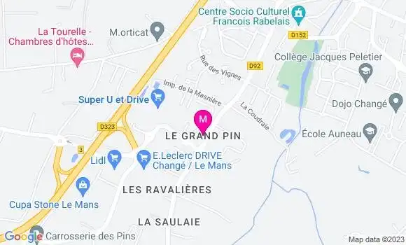 Localisation Super U