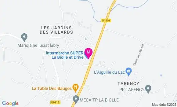 Localisation Intermarché Station