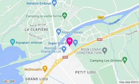 Localisation Super U