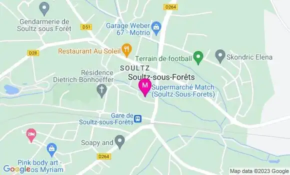 Localisation Supermarché Match