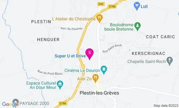Localisation Super U