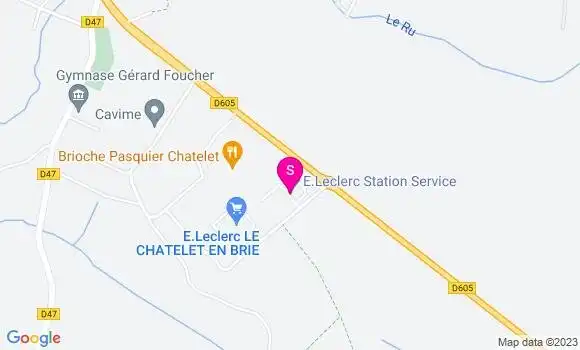 Localisation Station Service Leclerc