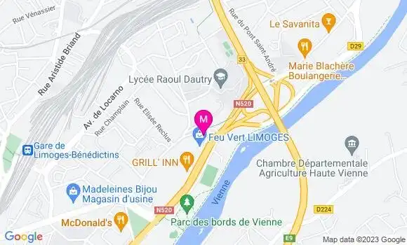Localisation Géant Casino