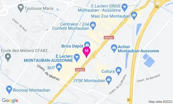 Localisation Station Leclerc
