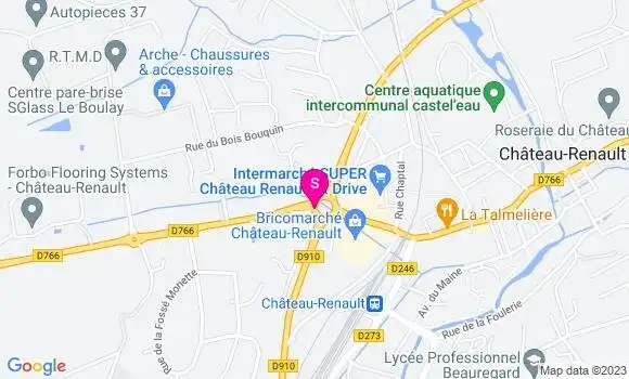 Localisation Intermarché Station