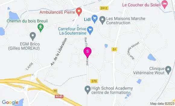 Localisation Carrefour Market