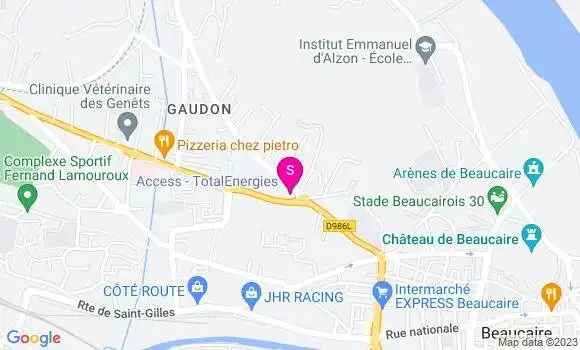 Localisation Access TotalEnergies