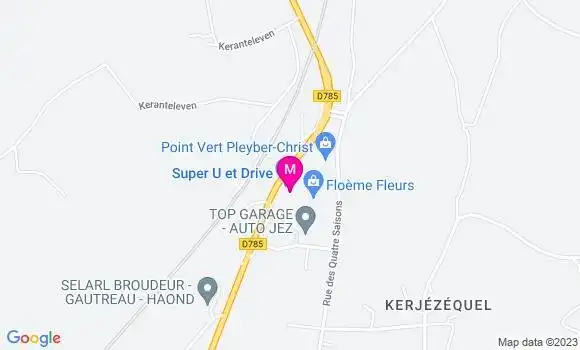 Localisation Super U