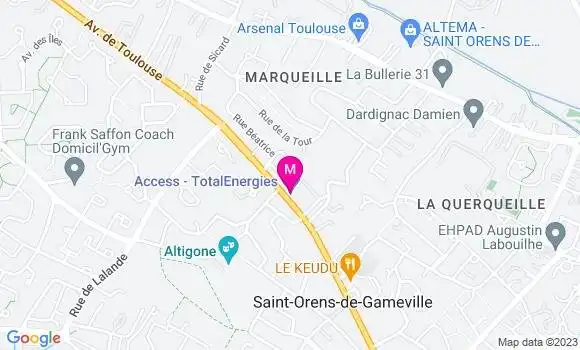 Localisation Access TotalEnergies