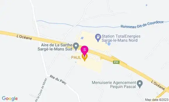 Localisation Relais Sarthe Sarge