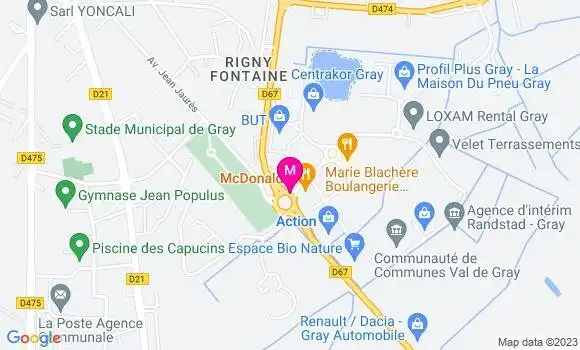 Localisation Station Carrefour
