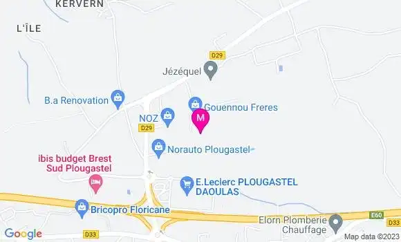 Localisation Station Leclerc