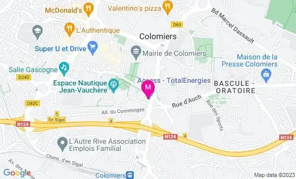 Localisation Access TotalEnergies