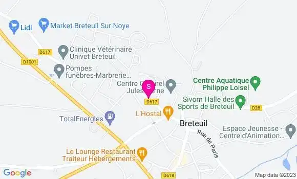 Localisation Carrefour Market