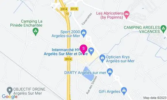 Localisation Intermarché Station