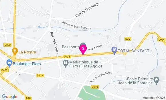 Localisation Garage Services Auto 61