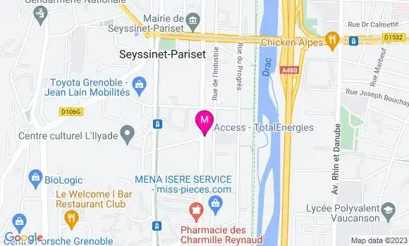Localisation Access TotalEnergies