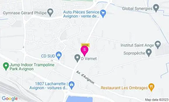 Localisation Relais Avignon l