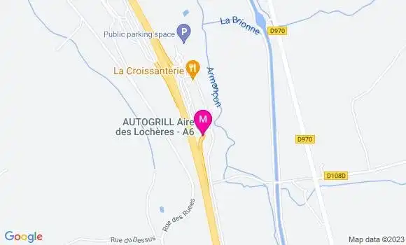 Localisation Agip Aire des Locheres