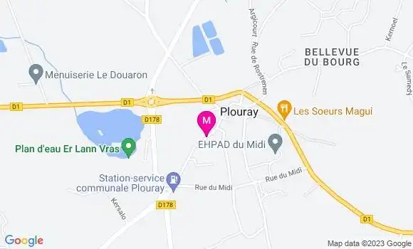 Localisation Station Communale