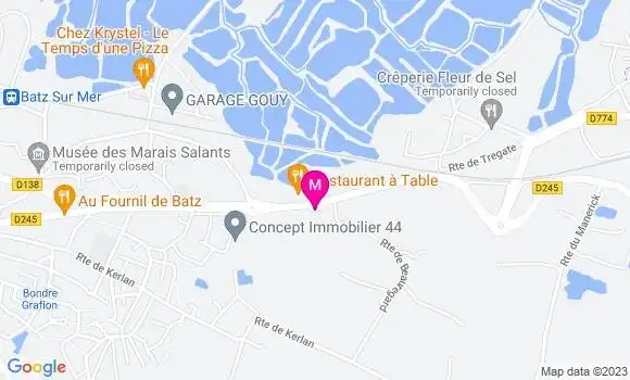 Localisation Batz Auto Services