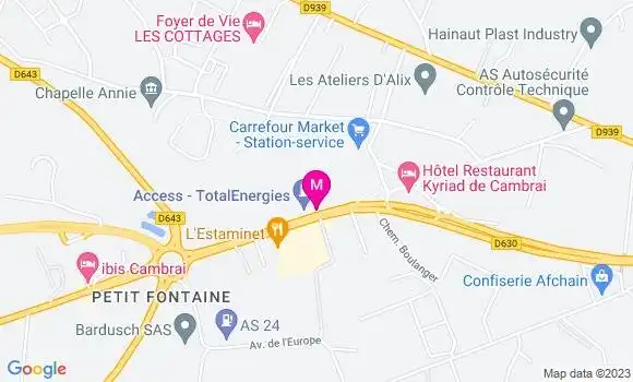 Localisation Access TotalEnergies