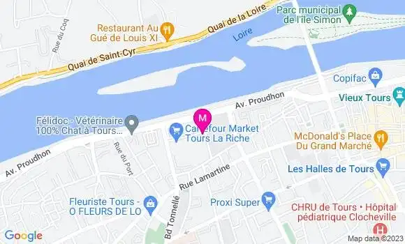 Localisation Station Carrefour