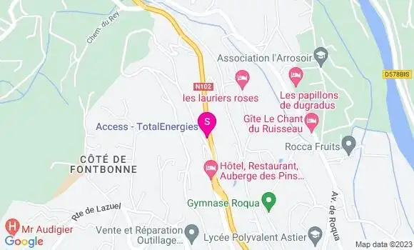 Localisation TotalEnergies