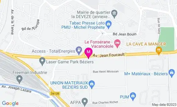 Localisation Relais Deveze