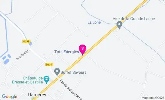 Localisation TotalEnergies